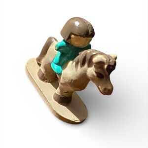 Vintage 1980s blue bird Polly pocket pony cloud doll mini figure